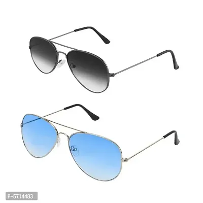 Alvia Combo of 2 Sunglasses for Men & Women-1-thumb0