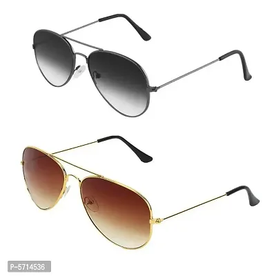 Alvia Combo of 2 Sunglasses for Men  Women-5