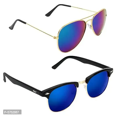 Stylish Combo of 2 Sunglasses for Men & Women