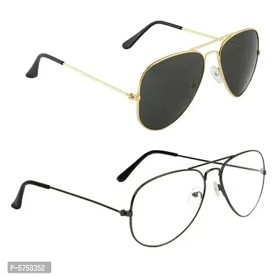 Stylish Combo of 2 Sunglasses for Men  Women