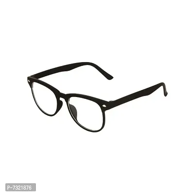 New Fashionable Black  Clear Polycarbonate Round Unisex Sunglasses 171