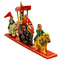 Royal Maharaja Procession Wood Handicraft Item 110-thumb1