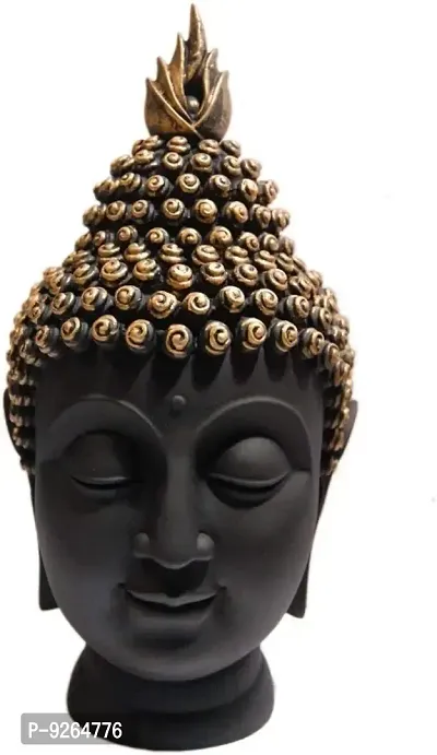 Polyresin Buddha Head Figurine-thumb0