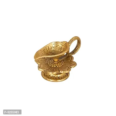 Antique Brass Decorative Single Aarti Diya-thumb0
