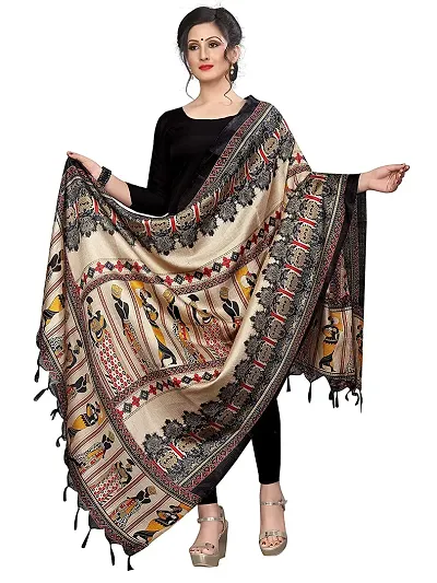 Stylish Cotton Silk Printed Dupatta for Women