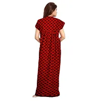 Elegant Cotton Printed Nighty for Women Pack of 2-thumb2