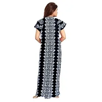 Elegant Cotton Printed Nighty for Women-thumb1