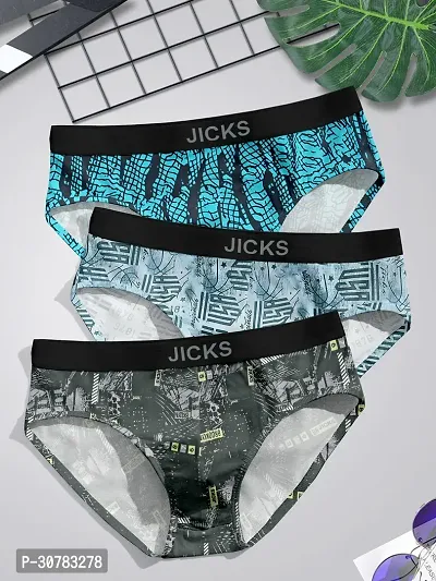 Stylish Nylon Brief for Men Pack of 3