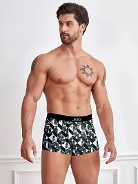 Stylish Multicoloured Nylon Ultra Comfort Men Underwear Pack Of 4-thumb3