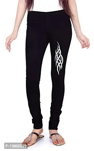 Buy Dinkcart Women's Jeggings Black Long Cotton Lycra Legging Jegging Printed  Pants Free Size - 2 Hearts Online In India At Discounted Prices