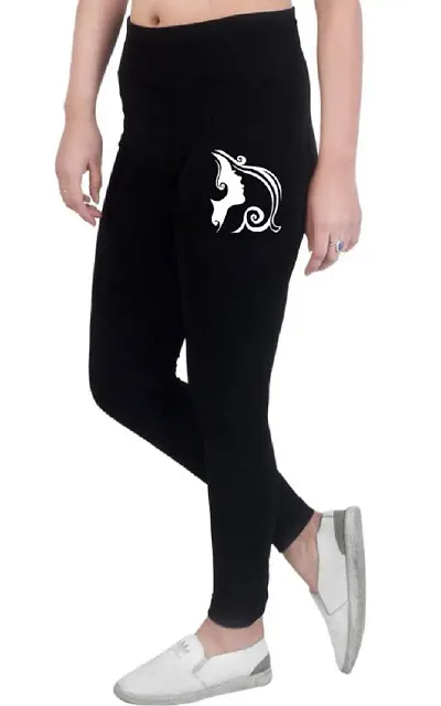Buy Dinkcart Women's Jeggings Black Long Cotton Lycra Legging Jegging Printed  Pants Free Size - 2 Hearts Online In India At Discounted Prices