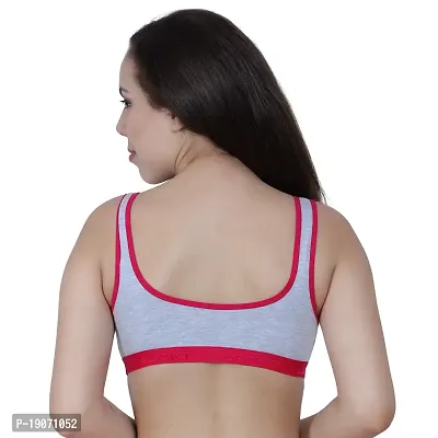 Buy GirlsNCurls Sports Bra for Women's for Daily Workout Gym Wear Seamless  Full Coverage Adjustable Straps Cotton Yoga Tshirt Bra for Women (Color  Size:Magenta-C36) Online In India At Discounted Prices