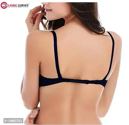 Buy Classic Curves Women's Push-up Bra Underwired Padded Bra Everyday Use  Front Open Bra Size 32C Black Online In India At Discounted Prices