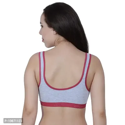 Buy GirlsNCurls Sports Bra for Women's for Daily Workout Gym Wear Seamless  Full Coverage Adjustable Straps Cotton Yoga Tshirt Bra for Women (Color  Size:Maroon-B34) Online In India At Discounted Prices