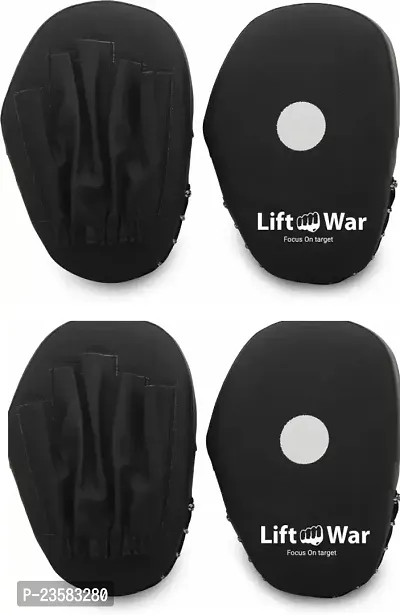 Taekwondow Kocher Paid Two Pair Kicking Shield (Black)-thumb0