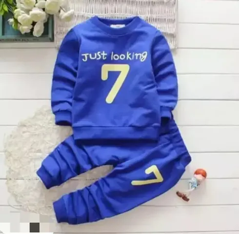 Boys Trendy Full Sleeves T-shirt and Pant Sets