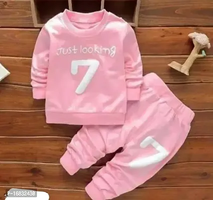 Pink color cotton clothing set for baby boys-thumb0