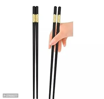 Stylish Reusable Fibreglass Eco-Friendly Spiral Wheat Chopsticks Dishwasher Safe Easy to Hold Lightweight Non-Slip Chopstick 2 Pairs