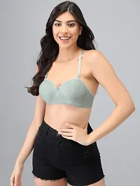 Narsingha Dreams Womens Cotton Lightly Padded Half Cup Non-Wired T-Shirt Bra Combo Pack Of 3-thumb4