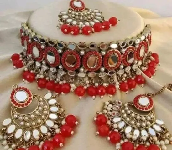 Bridal Designer Alloy Kundan Jewellery Set