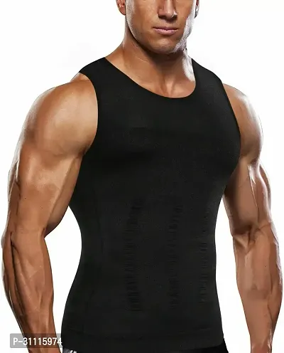 Tummy Tucker Vest Slimming Body Shaper Abs Abdomen Slim N Lift White Men Shapewear-thumb0