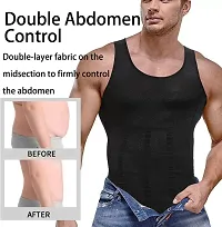 Tummy Tucker Vest Slimming Body Shaper Abs Abdomen Slim N Lift White Men Shapewear-thumb4