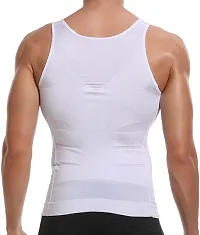 Tummy Tucker Vest Slimming Body Shaper Abs Abdomen Slim N Lift White Men Shapewear-thumb1