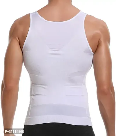 Tummy Tucker Vest Slimming Body Shaper Abs Abdomen Slim N Lift White Men Shapewear-thumb2