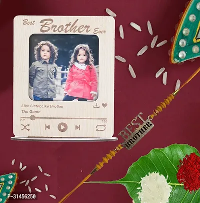 Designer Raksha Bandhan Gifts For Brothers And Sisters- Roli Chawal, Photo Frame, Rakhi