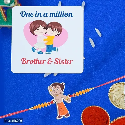 Designer Raksha Bandhan Gifts For Brothers And Sisters- Roli Chawal, Showpiece, Rakhi