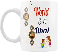 Designer Raksha Bandhan Gifts For Brothers And Sisters- Roli Chawal, Coffee Mug, Rakhi-thumb2