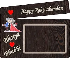 Designer Raksha Bandhan Gifts For Brothers And Sisters- Roli Chawal, 2 Rakhi, Photo Frame-thumb3