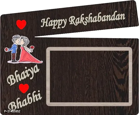 Designer Raksha Bandhan Gifts For Brothers And Sisters- Roli Chawal, 2 Rakhi, Photo Frame-thumb4