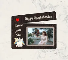 Designer Raksha Bandhan Gifts For Brothers And Sisters- Roli Chawal, Rakhi, Photo Frame-thumb2