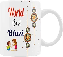 Designer Raksha Bandhan Gifts For Brothers And Sisters- Roli Chawal,Coffee Mug, Rakhi-thumb1