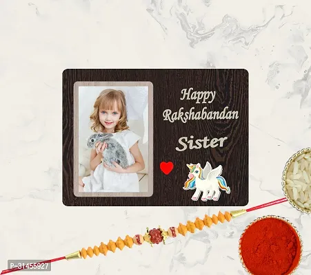 Designer Raksha Bandhan Gifts For Brothers And Sisters- Roli Chawal, Rakhi, Photo Frame