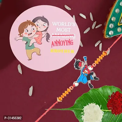 Designer Raksha Bandhan Gifts For Brothers And Sisters- Roli Chawal, Showpiece, Rakhi-thumb0