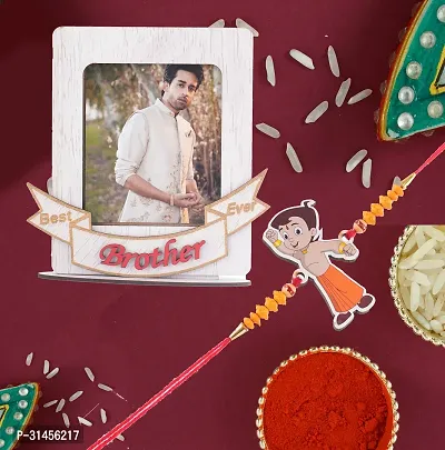 Designer Raksha Bandhan Gifts For Brothers And Sisters- Roli Chawal, Photo Frame, Rakhi