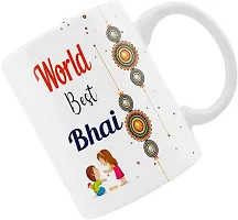 Designer Raksha Bandhan Gifts For Brothers And Sisters- Roli Chawal, Coffee Mug, Rakhi-thumb3