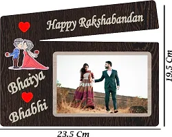 Designer Raksha Bandhan Gifts For Brothers And Sisters- Roli Chawal, 2 Rakhi, Photo Frame-thumb2