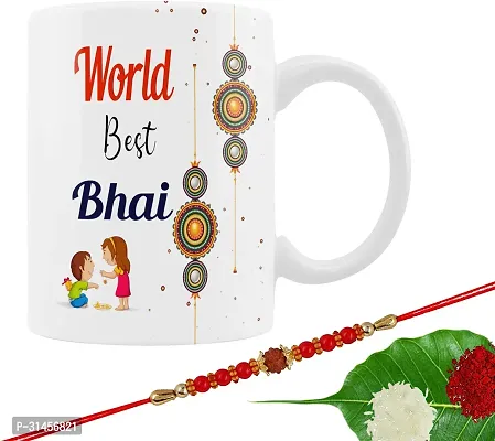 Designer Raksha Bandhan Gifts For Brothers And Sisters- Roli Chawal,Coffee Mug, Rakhi-thumb0