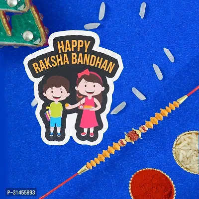 Designer Raksha Bandhan Gifts For Brothers And Sisters- Roli Chawal, Showpiece, Rakhi-thumb0