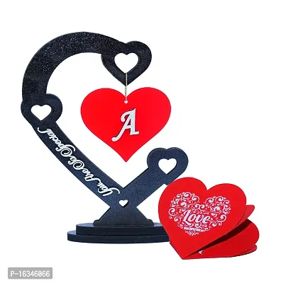 iMPACTGift A Latter You Are So Special Unick Best Gift Set for Valentines Day, Birthday. Decorative Showpiece - 13 cm  (Wood, Black, Red)