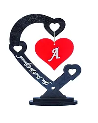 iMPACTGift A Latter You Are So Special Unick Best Gift Set for Valentines Day, Birthday. Decorative Showpiece - 13 cm  (Wood, Black, Red)-thumb1