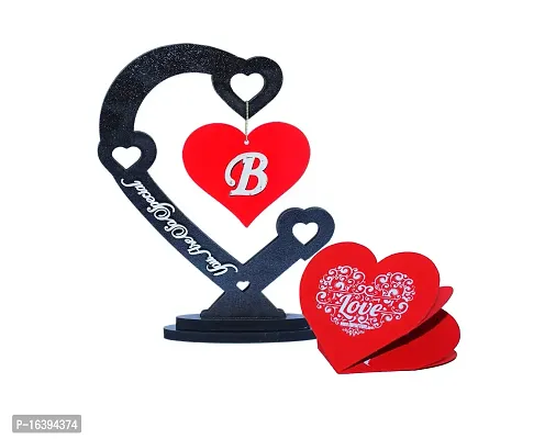 iMPACTGift B Latter You Are So Special Unick Best Gift Set for Valentines Day, Birthday. Decorative Showpiece - 13 cm  (Wood, Black, Red)-thumb0