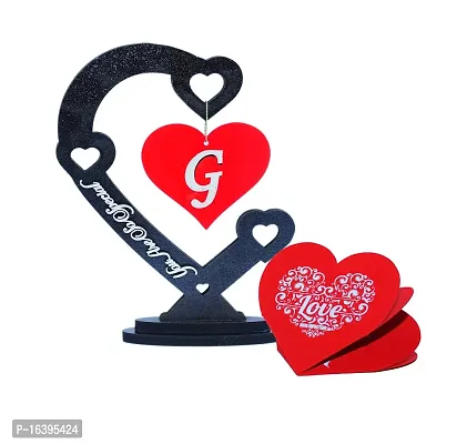 iMPACTGift G Latter You Are So Special Unick Best Gift Set for Valentines Day, Birthday. Decorative Showpiece - 13 cm  (Wood, Black, Red)