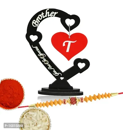 iMPACTGift Photo FrameT Alphabet, Chawal Roli Pack, Rakhi  (Showpiece frame for Brother, Rakhi, Roli Chawal)-thumb0