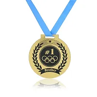 Belt, Rakhi, Chawal Roli Pack Set  (Olympic Gold Medal gift for brother Best Rakhi Gift set, Rakhi gift)-thumb2