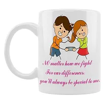 iMPACTGift Brother Sister Fight Printed mug gift for Birthday #437 Ceramic Coffee Mug-thumb1