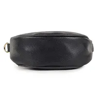 ASTIR COLLEN Vegan Leather Women Bag (Half Moon) (Black)-thumb3